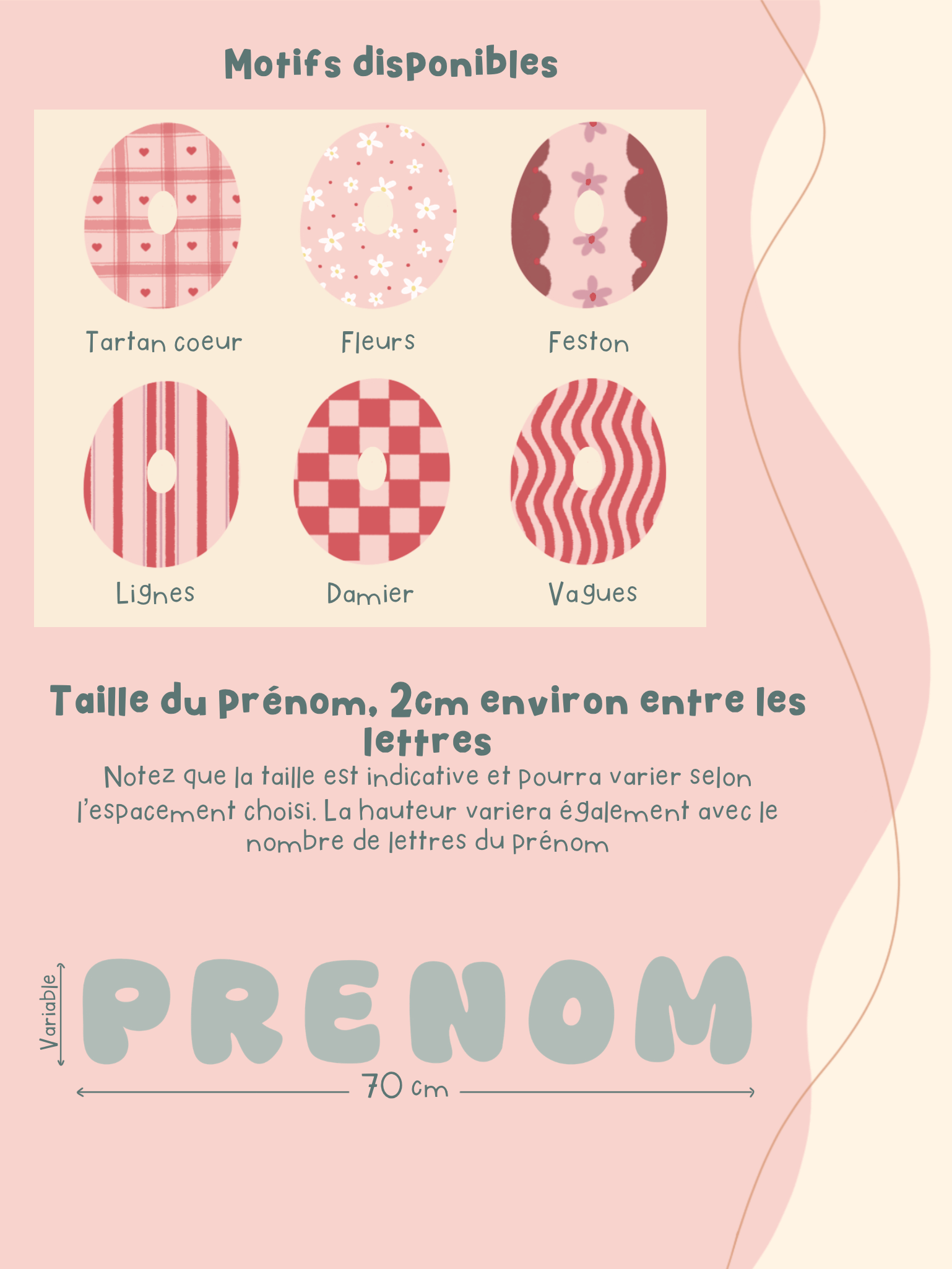 Stickers repositionnables - Prénom personnalisé – Image 6