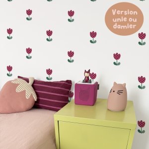 Stickers repositionnables - Tulipe