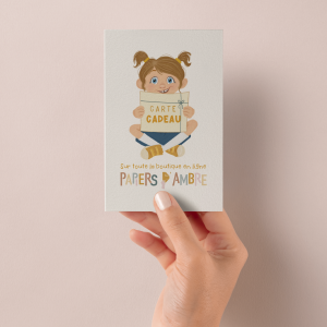 Carte cadeau (e-carte)