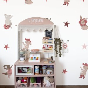 Stickers repositionnables - Lapin