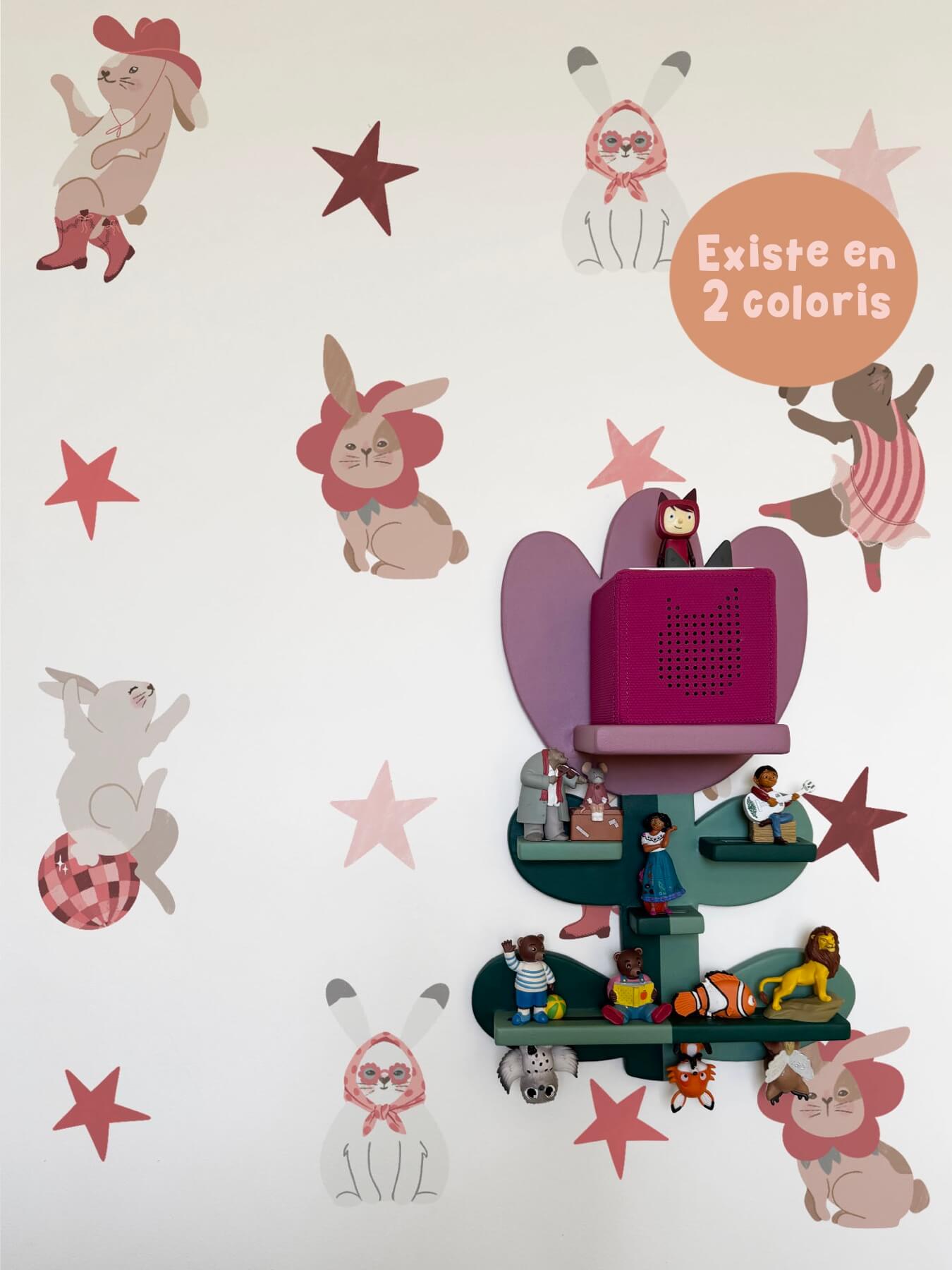 Stickers repositionnables - Lapin