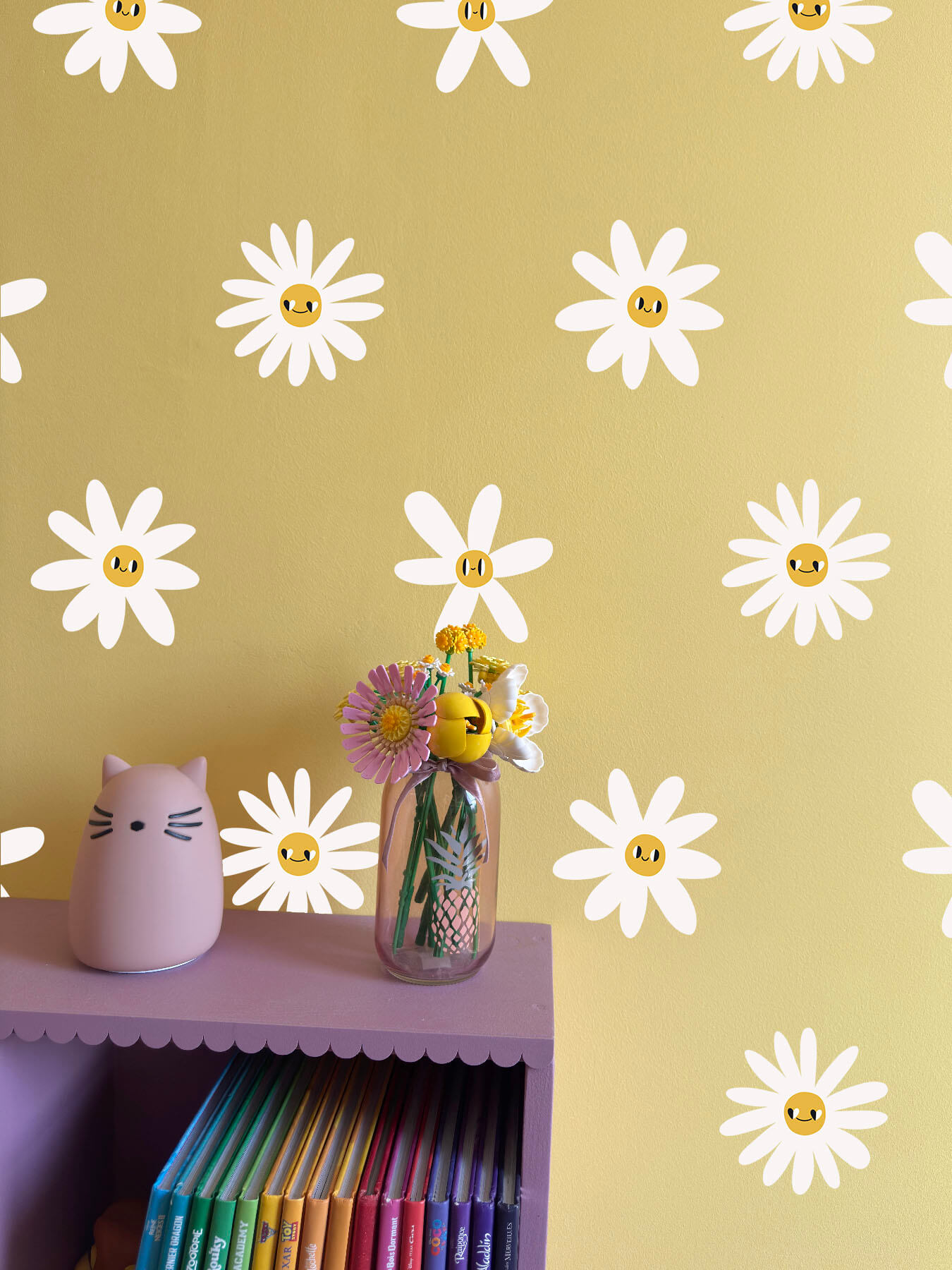 Stickers repositionnables - Marguerite – Image 2