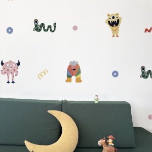 Stickers repositionnables - Monstre