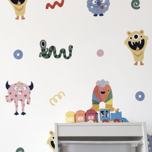 Stickers repositionnables - Monstre
