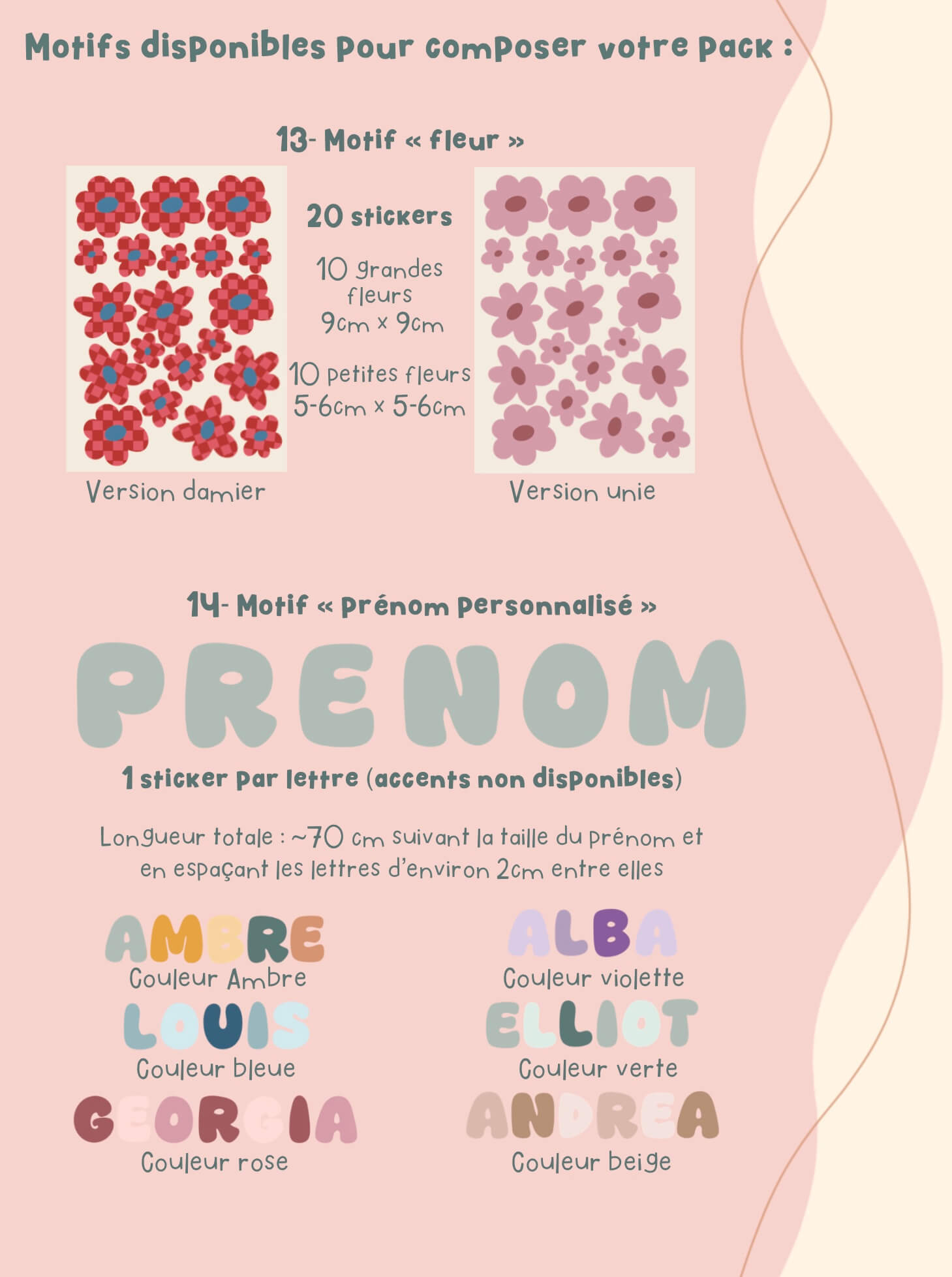 Stickers repositionnables - pack personnalisé – Image 7