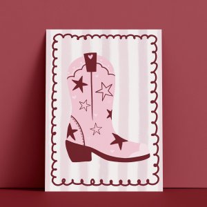 Affiche - Botte Cowboy