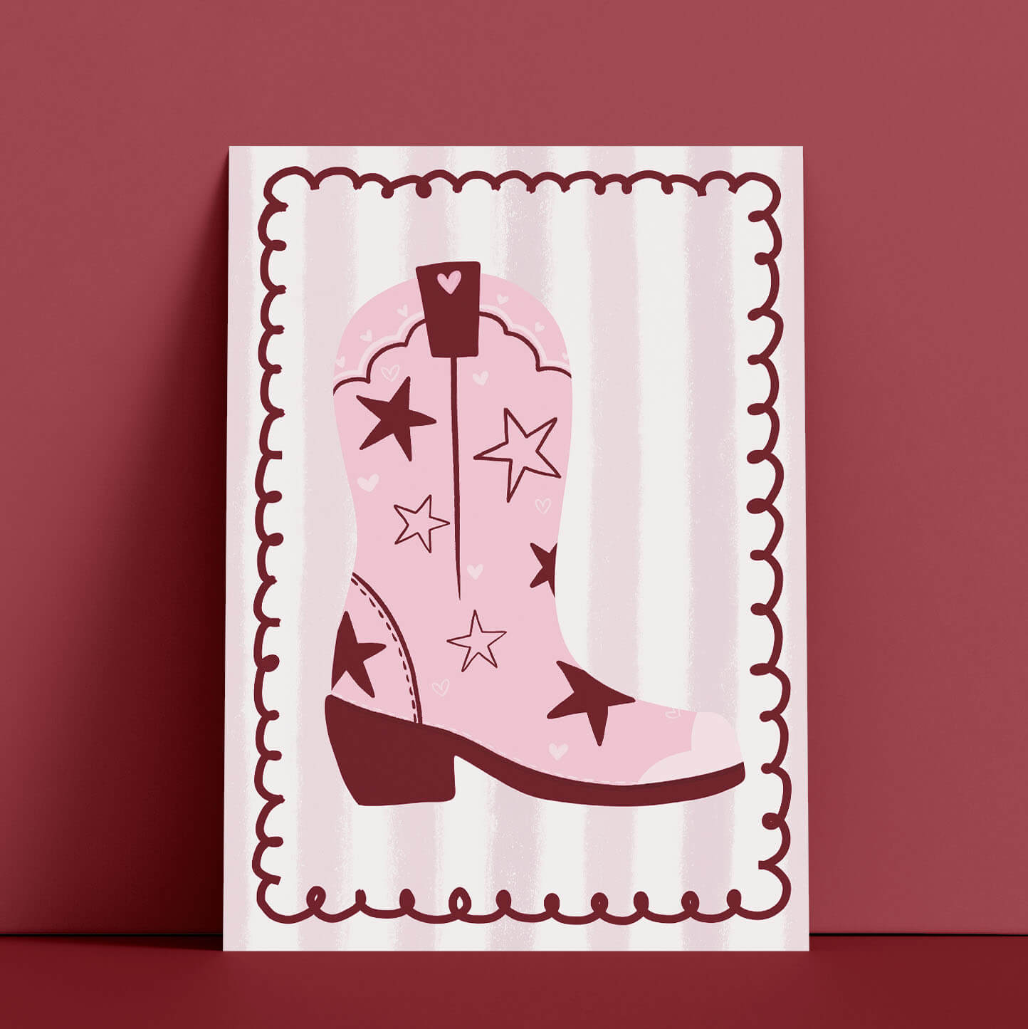 Affiche - Botte Cowboy