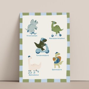 Affiche - Dino sportif