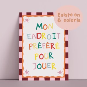 Affiche - Jouer