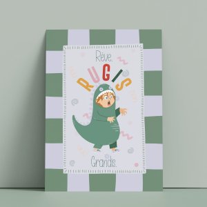Affiche - Rêve, rugis, grandis