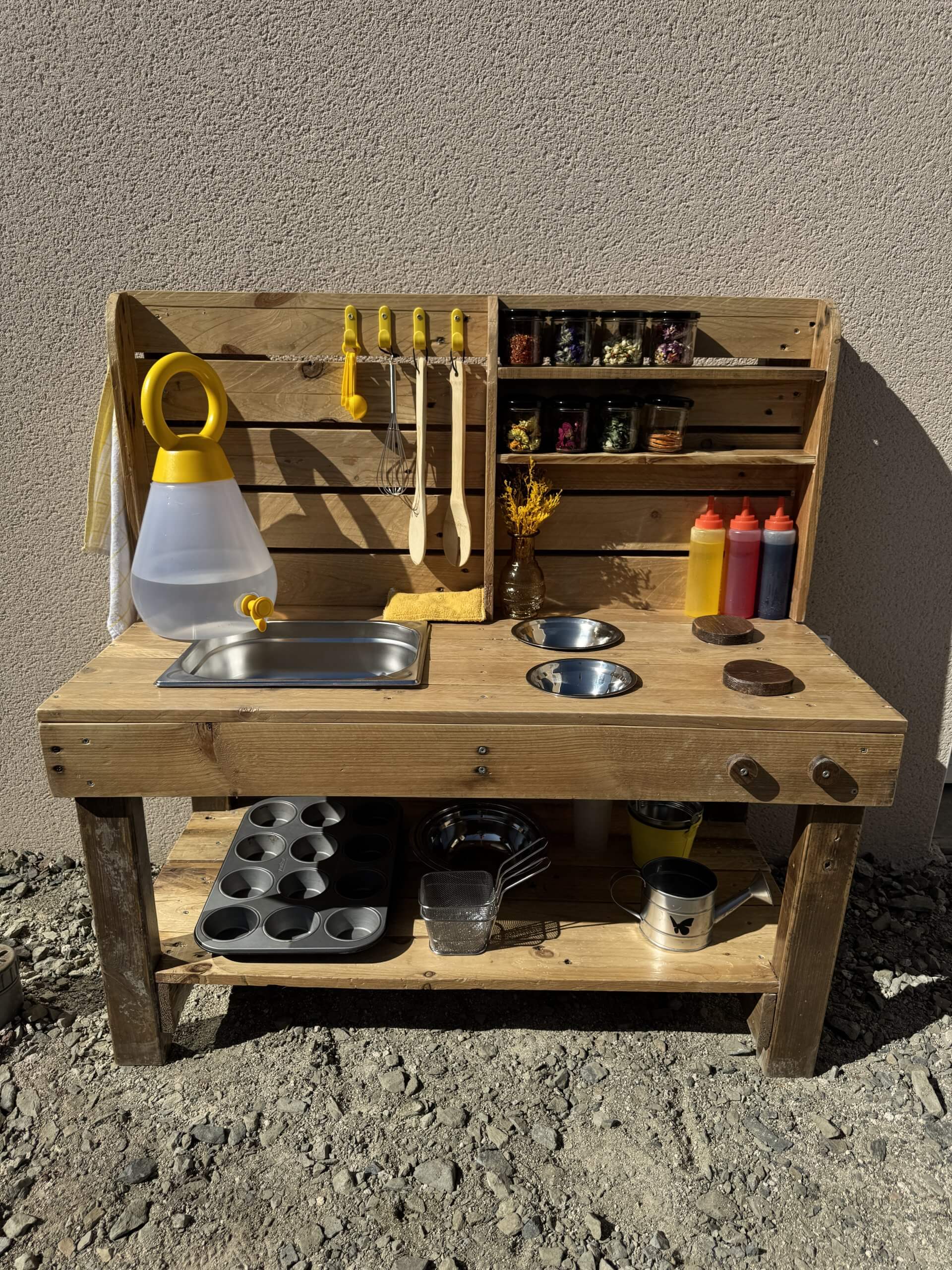 Plan de construction PDF - Mud Kitchen (cuisine extérieure)