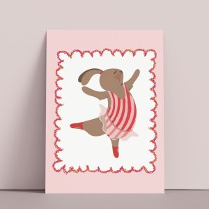 Affiche - Lapin Ballet