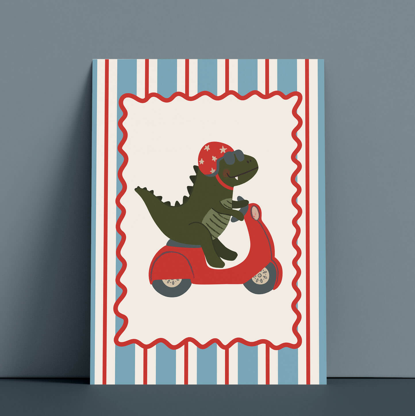 Affiche - Dino Scooter
