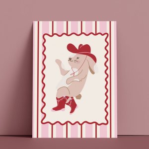 Affiche - Lapin Country