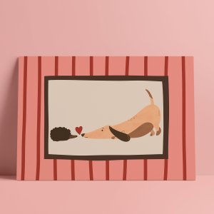 Affiche - Teckel/Hérisson