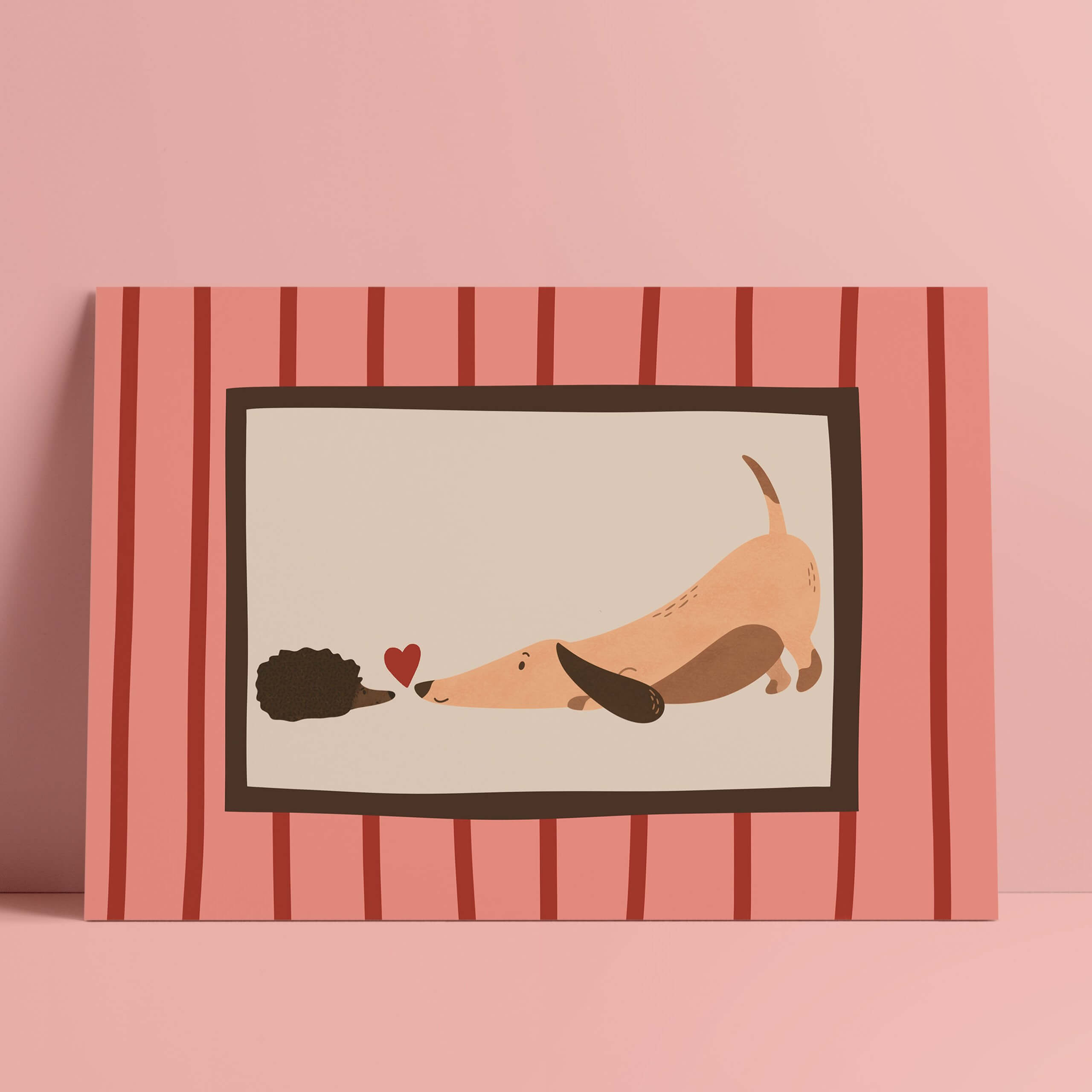Affiche - Teckel/Hérisson
