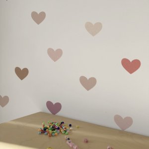 Stickers repositionnables - Cœur