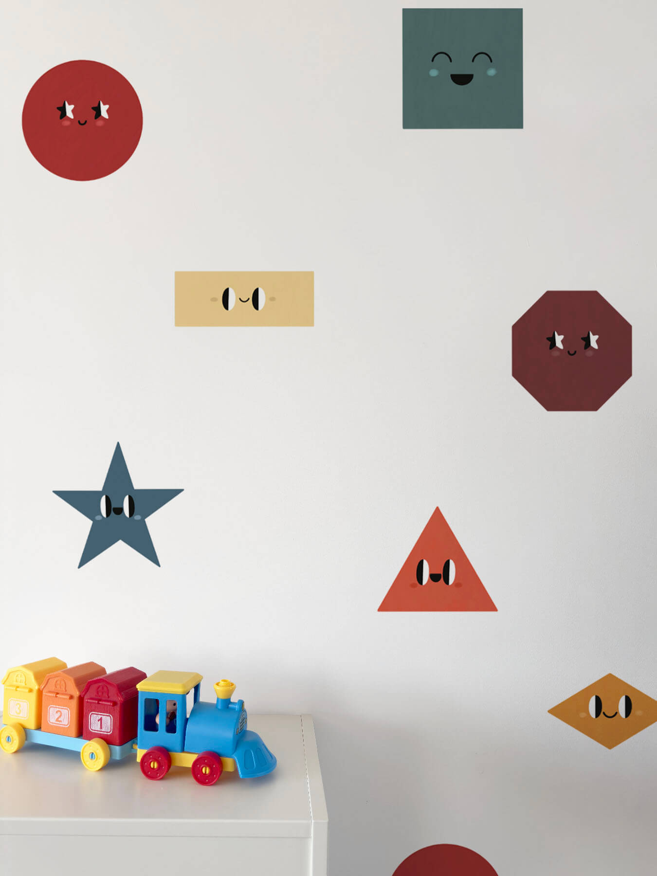Stickers repositionnables - Forme
