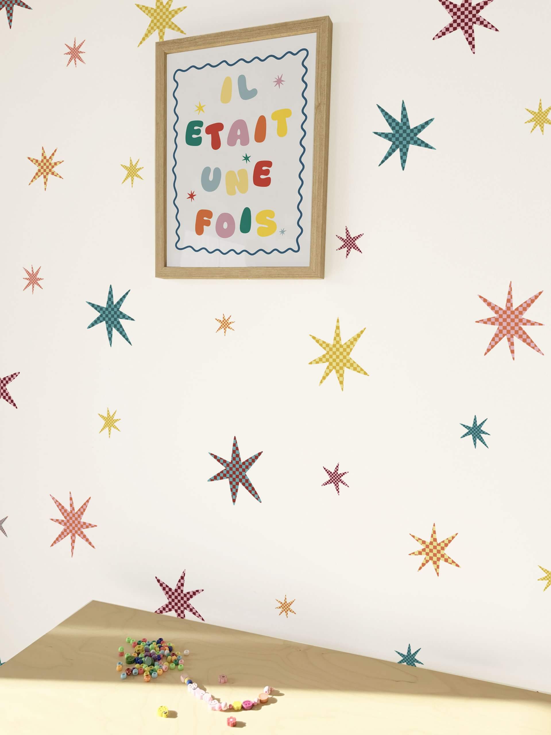 Stickers repositionnables - Etoile graphique – Image 2