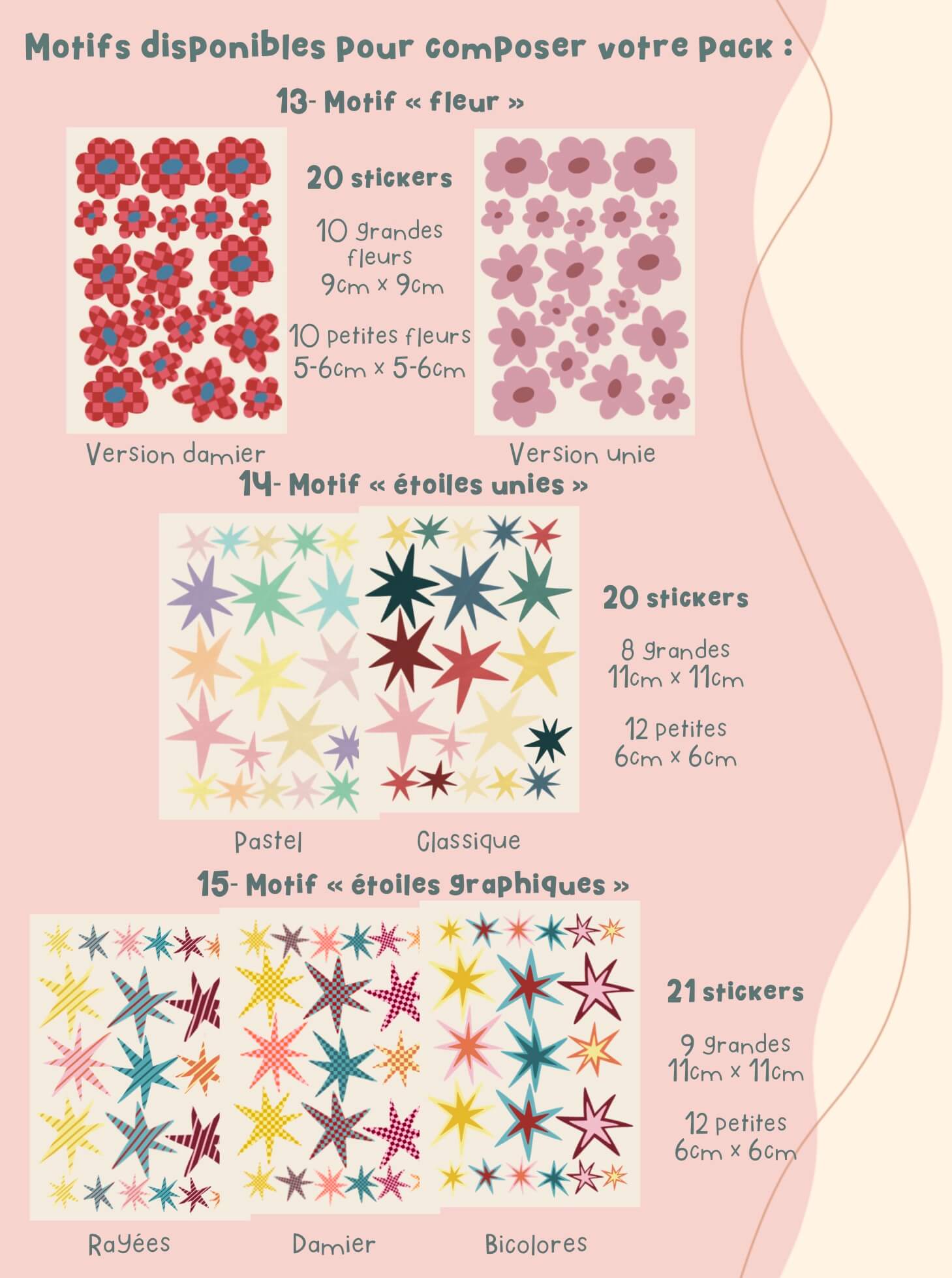 Stickers repositionnables - pack personnalisé – Image 7