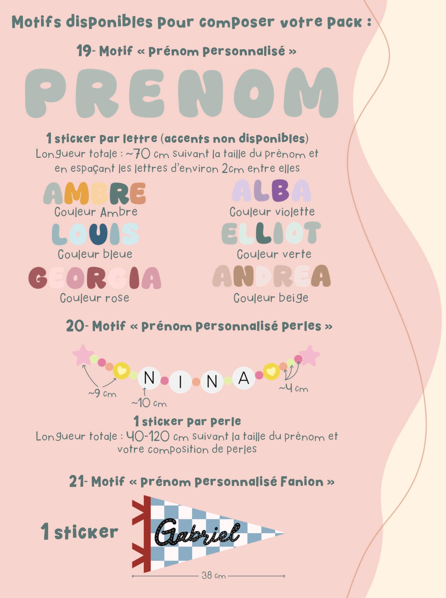 Stickers repositionnables - pack personnalisé – Image 9