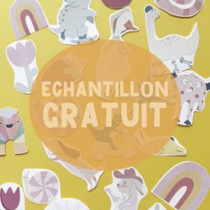 Stickers repositionnables - Echantillon